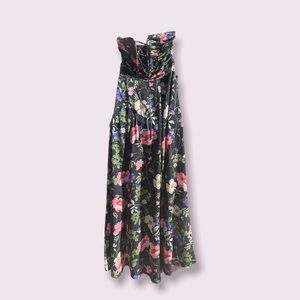 Express strapless floral dress brand new